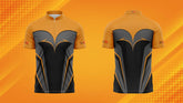 Gray Orange Color Jersey